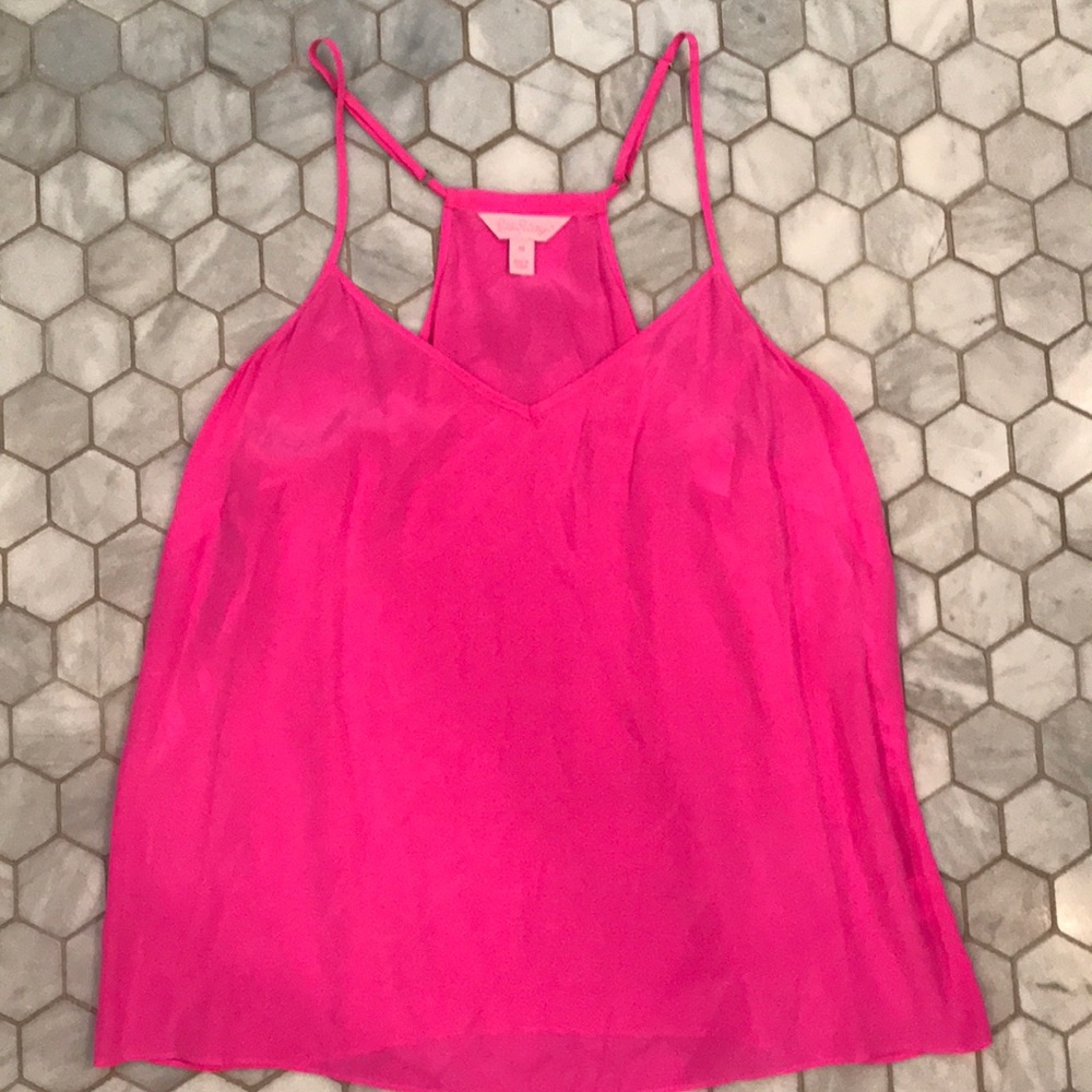 Lilly Pulitzer Pink Strappy Top